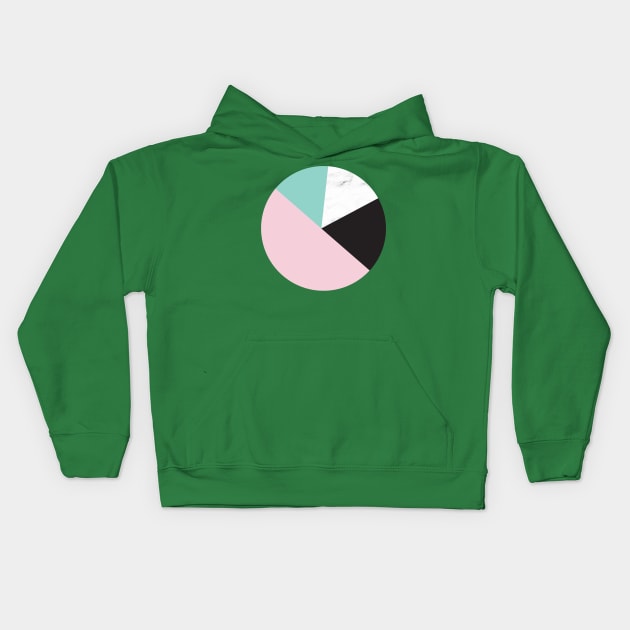 Pastel Circle Kids Hoodie by Belle_Kelly